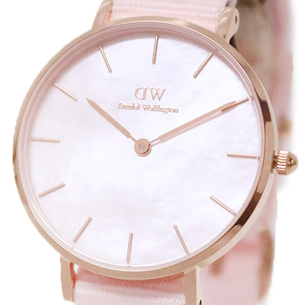 ダニエルウェリントン 腕時計 Petite Coral 32 DW00100515 ぺティートコーラル マザーオブパールピンク